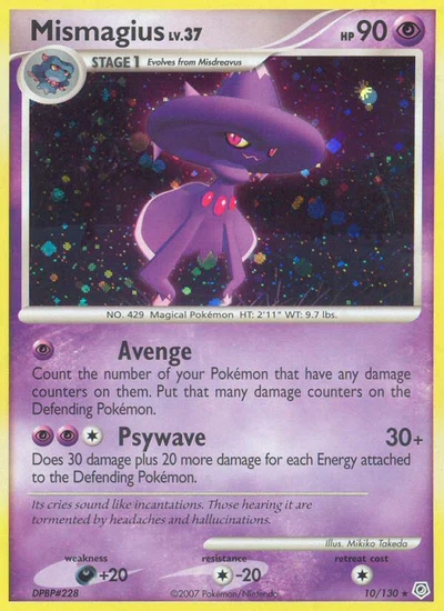 Mismagius – Diamond & Pearl nr 010/130 (Standard)
