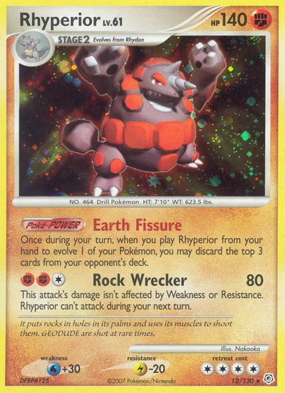 Rhyperior – Diamond & Pearl nr 012/130 (Standard)