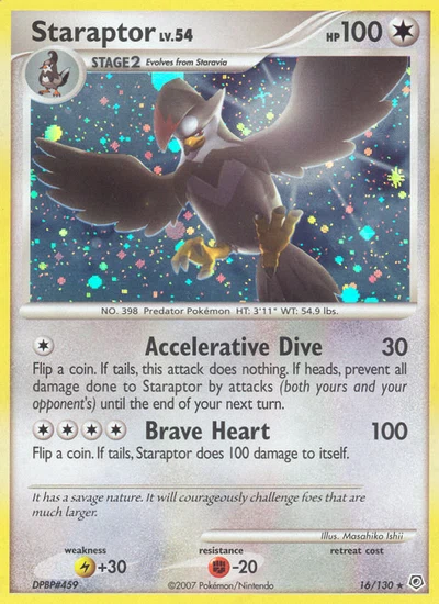 Staraptor – Diamond & Pearl nr 016/130 (Standard)