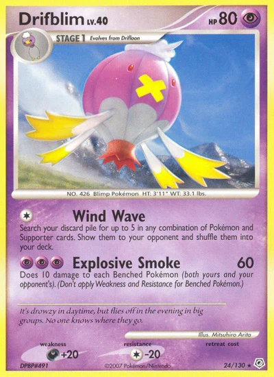 Drifblim – Diamond & Pearl nr 024/130 (Standard)