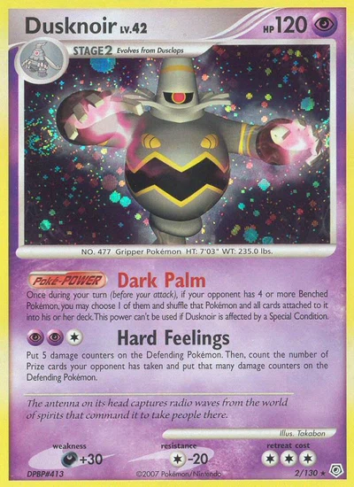 Dusknoir – Diamond & Pearl nr 002/130 (Standard)