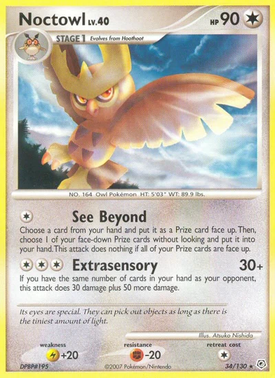 Noctowl – Diamond & Pearl nr 034/130 (Standard)