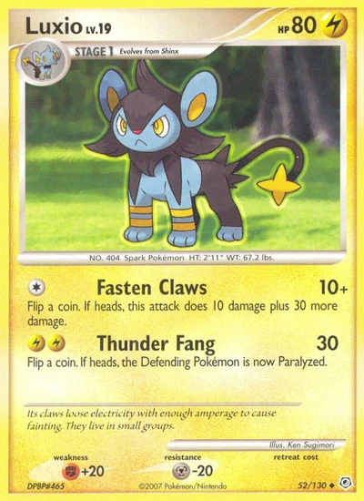 Luxio – Diamond & Pearl nr 052/130 (Standard)