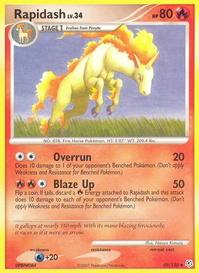 Rapidash – Diamond & Pearl nr 059/130 (Standard)