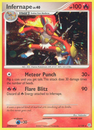 Infernape – Diamond & Pearl nr 005/130 (Standard)