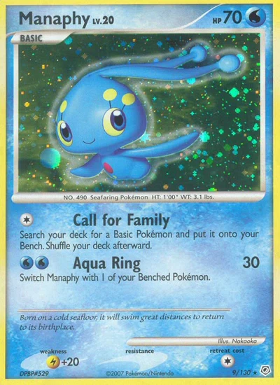 Manaphy – Diamond & Pearl nr 009/130 (Standard)