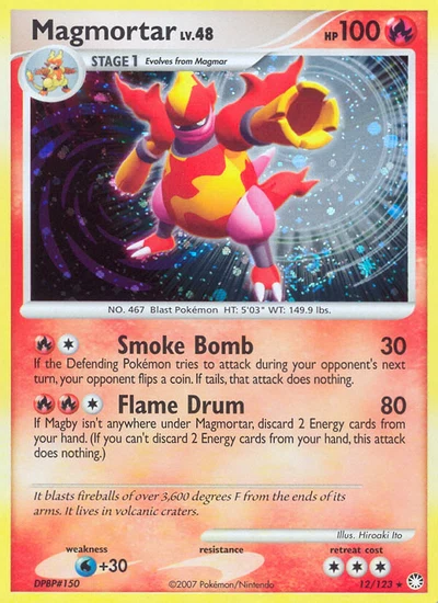 Magmortar – Mysterious Treasures nr 012/123 (Standard)