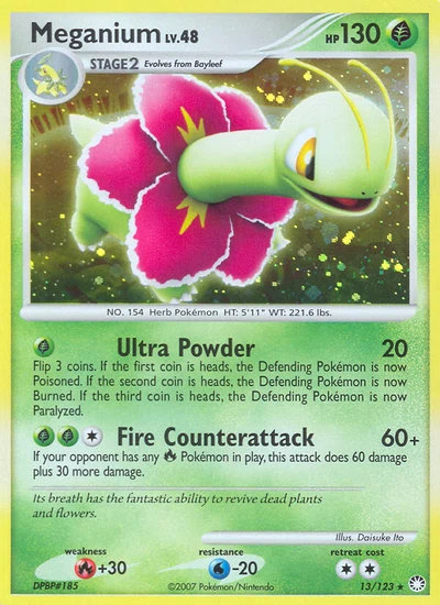 Meganium – Mysterious Treasures nr 013/123 (Standard)