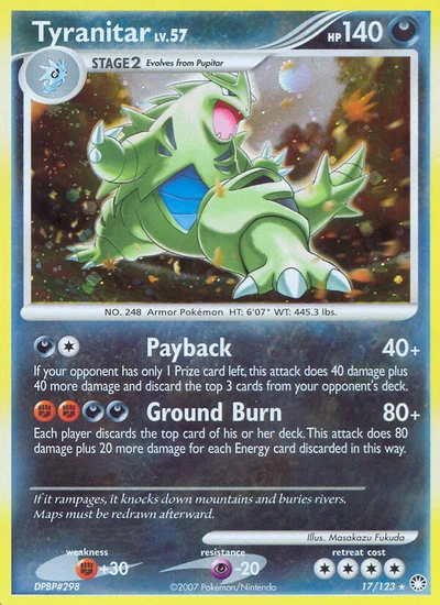 Tyranitar – Mysterious Treasures nr 017/123 (Standard)