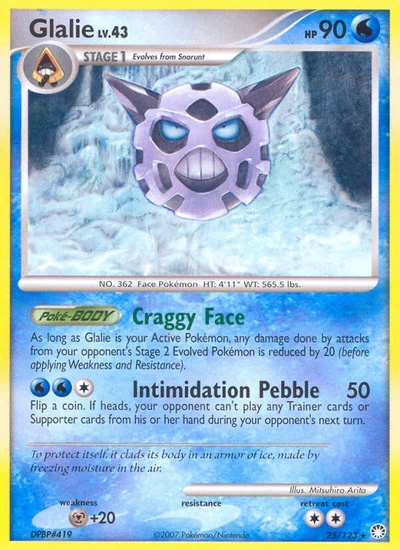 Glalie – Mysterious Treasures nr 025/123 (Standard)