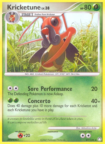 Kricketune – Mysterious Treasures nr 027/123 (Standard)