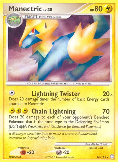 Manectric – Mysterious Treasures nr 028/123 (Standard)