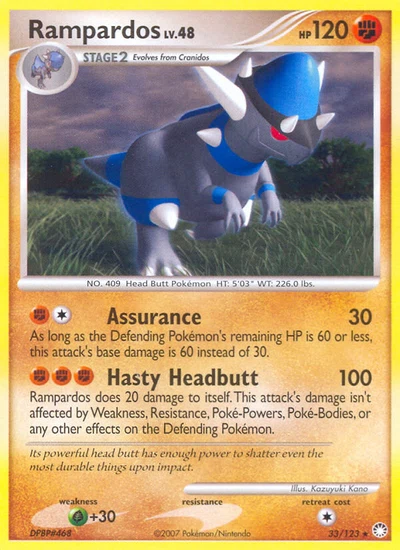Rampardos – Mysterious Treasures nr 033/123 (Standard)