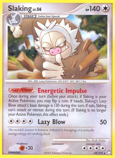 Slaking – Mysterious Treasures nr 034/123 (Standard)