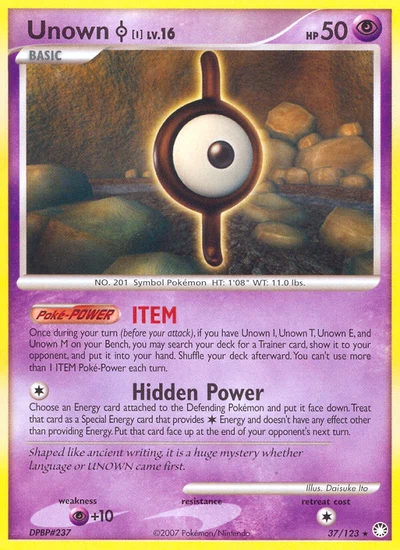 Unown [I] – Mysterious Treasures nr 037/123 (Standard)