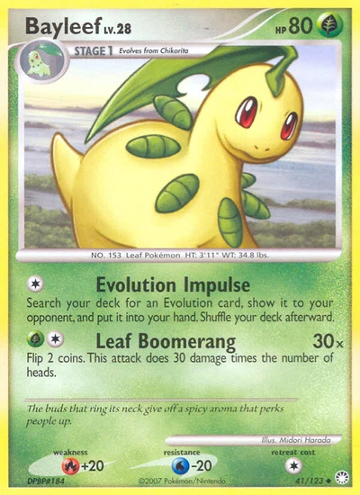 Bayleef – Mysterious Treasures nr 041/123 (Standard)