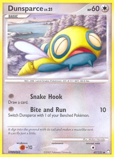 Dunsparce – Mysterious Treasures nr 047/123 (Standard)