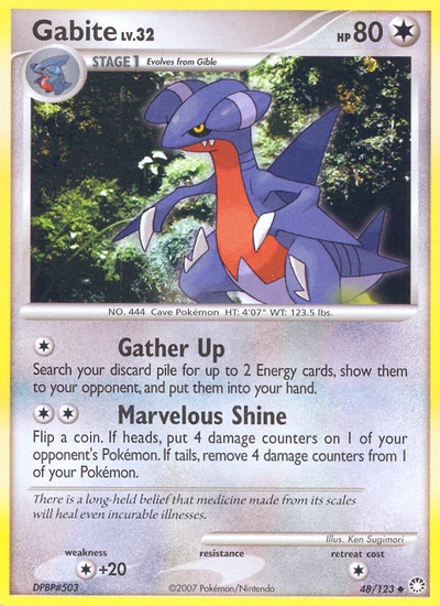 Gabite – Mysterious Treasures nr 048/123 (Standard)