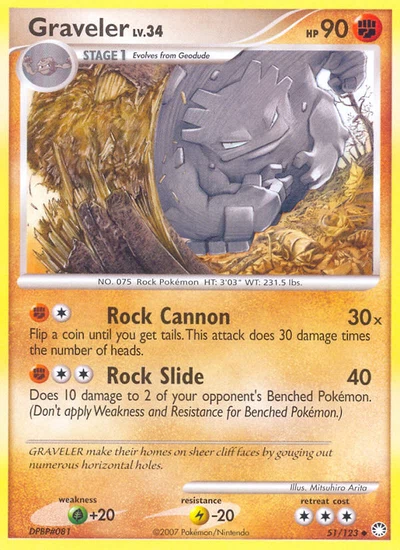 Graveler – Mysterious Treasures nr 051/123 (Standard)