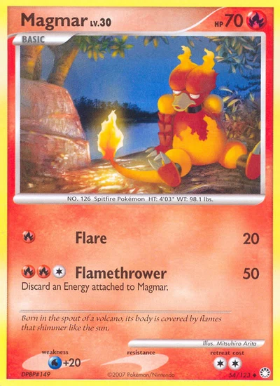 Magmar – Mysterious Treasures nr 054/123 (Standard)