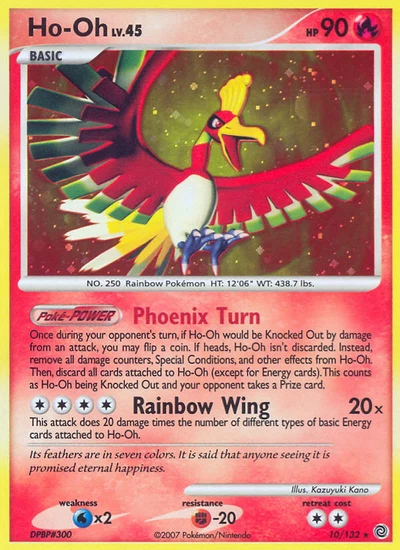 Ho-Oh – Secret Wonders nr 010/132 (Standard)