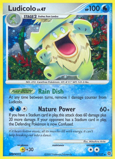 Ludicolo – Secret Wonders nr 013/132 (Standard)