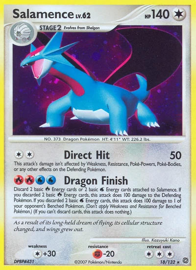 Salamence – Secret Wonders nr 018/132 (Standard)
