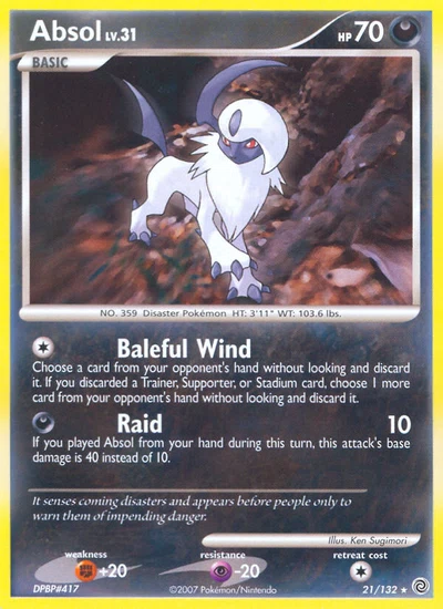 Absol – Secret Wonders nr 021/132 (Standard)