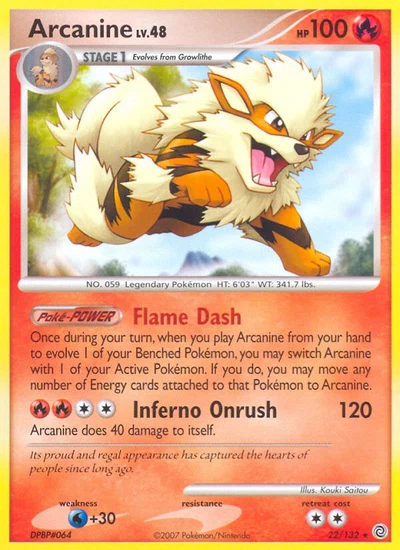 Arcanine – Secret Wonders nr 022/132 (Standard)
