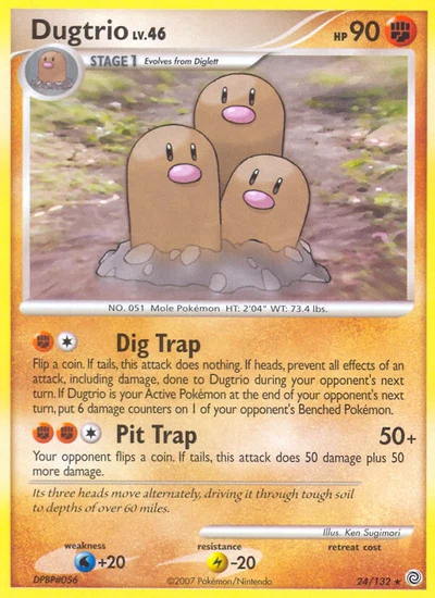 Dugtrio – Secret Wonders nr 024/132 (Standard)