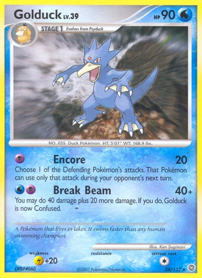 Golduck – Secret Wonders nr 028/132 (Standard)