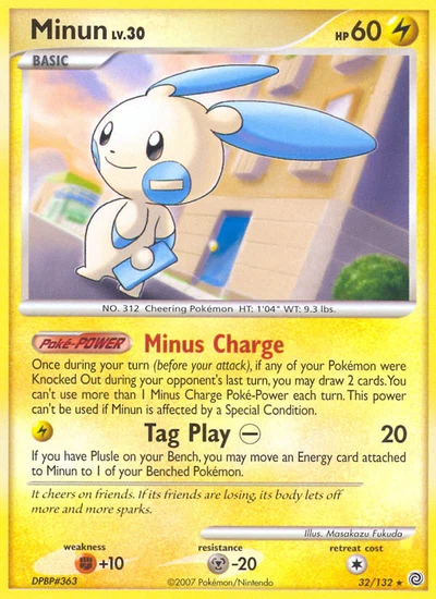 Minun – Secret Wonders nr 032/132 (Standard)