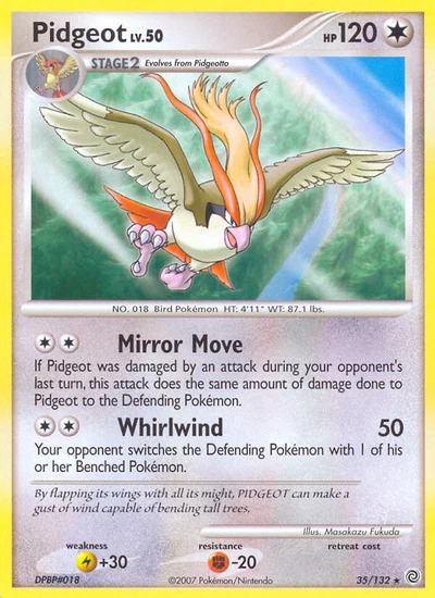 Pidgeot – Secret Wonders nr 035/132 (Standard)