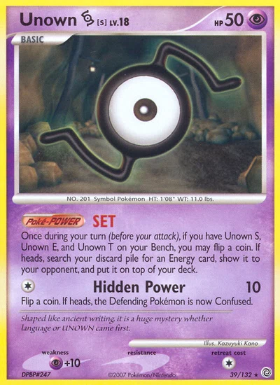 Unown [S] – Secret Wonders nr 039/132 (Standard)