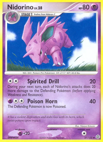 Nidorino – Secret Wonders nr 057/132 (Standard)