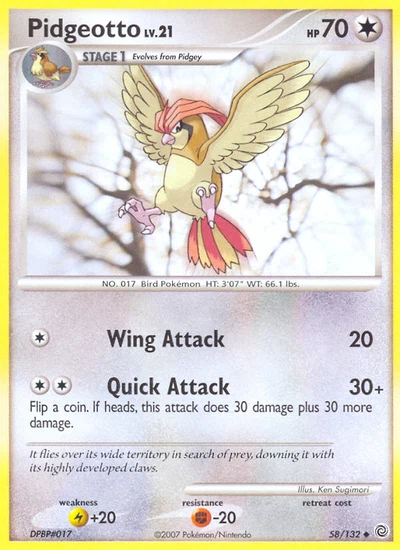 Pidgeotto – Secret Wonders nr 058/132 (Standard)