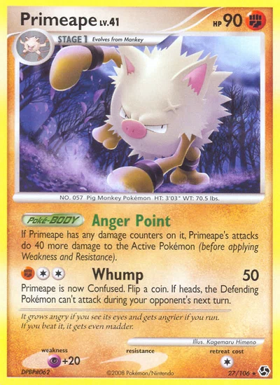 Primeape – Great Encounters nr 027/106 (Standard)