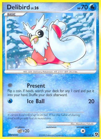 Delibird – Great Encounters nr 036/106 (Standard)