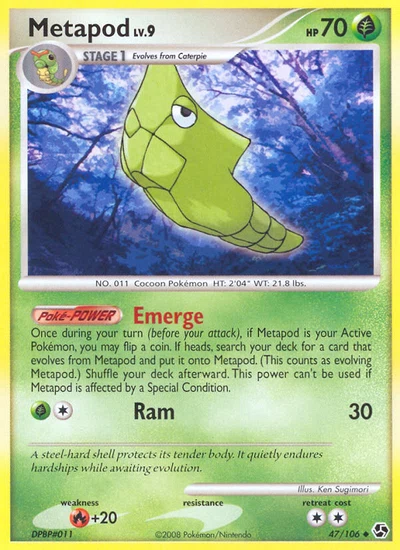 Metapod – Great Encounters nr 047/106 (Standard)