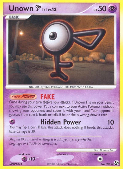 Unown [F] – Great Encounters nr 056/106 (Standard)