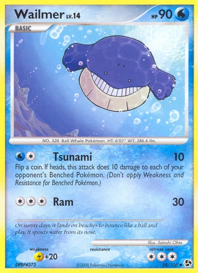 Wailmer – Great Encounters nr 058/106 (Standard)