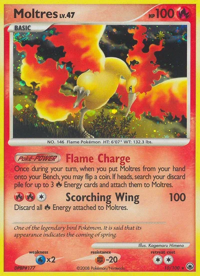 Moltres – Majestic Dawn nr 010/100 (Standard)