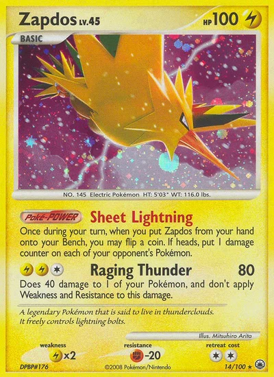 Zapdos – Majestic Dawn nr 014/100 (Standard)