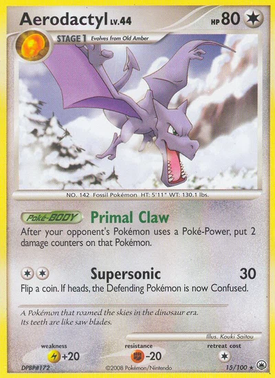Aerodactyl – Majestic Dawn nr 015/100 (Standard)