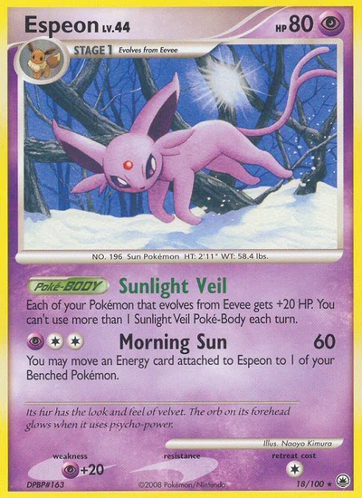 Espeon – Majestic Dawn nr 018/100 (Standard)