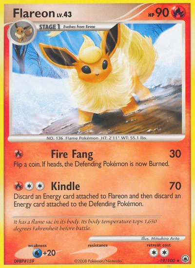 Flareon – Majestic Dawn nr 019/100 (Standard)
