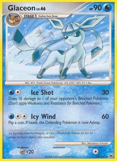 Glaceon – Majestic Dawn nr 020/100 (Standard)