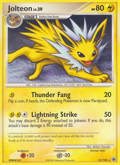 Jolteon – Majestic Dawn nr 023/100 (Standard)