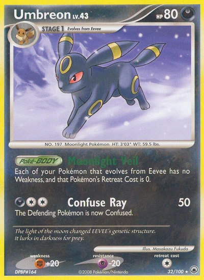 Umbreon – Majestic Dawn nr 032/100 (Standard)