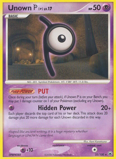 Unown [P] – Majestic Dawn nr 033/100 (Standard)